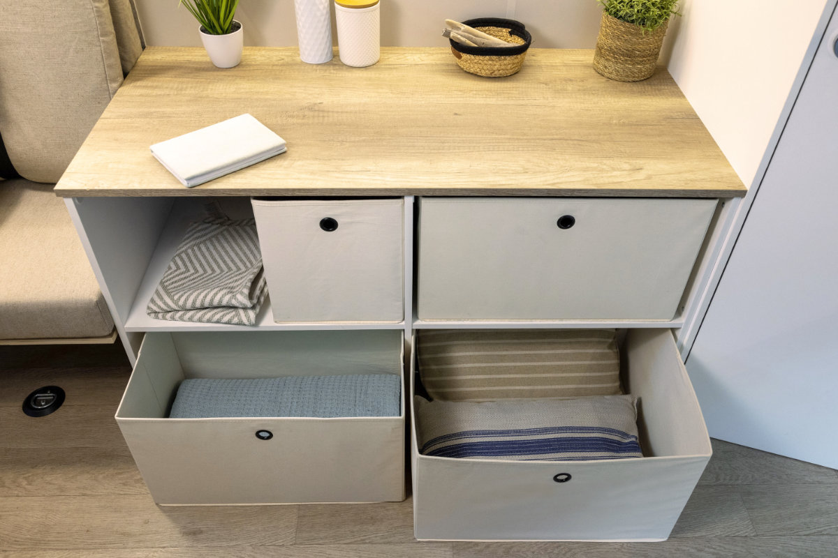 Organiser boxes for Beachy storage compartments sideboard small